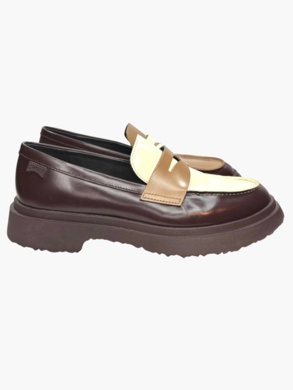 New! Camper Walden Twins Two-Tone Mismatched Leather Loafers | 39 - Picture 2 of 11